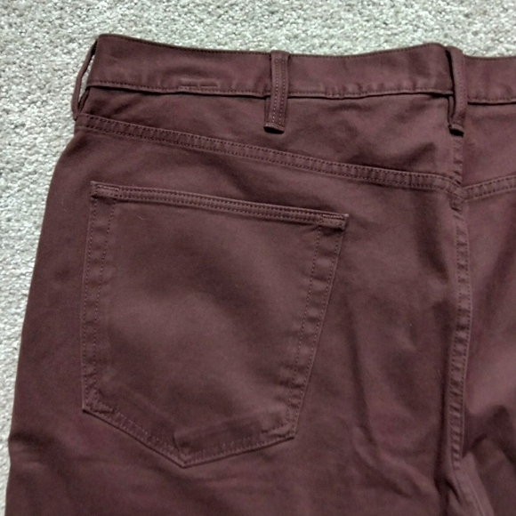 NWT 42x34 Banana Republic Traveler Slim Fit Chocolate Brown Casual Pants NEW - Picture 9 of 12